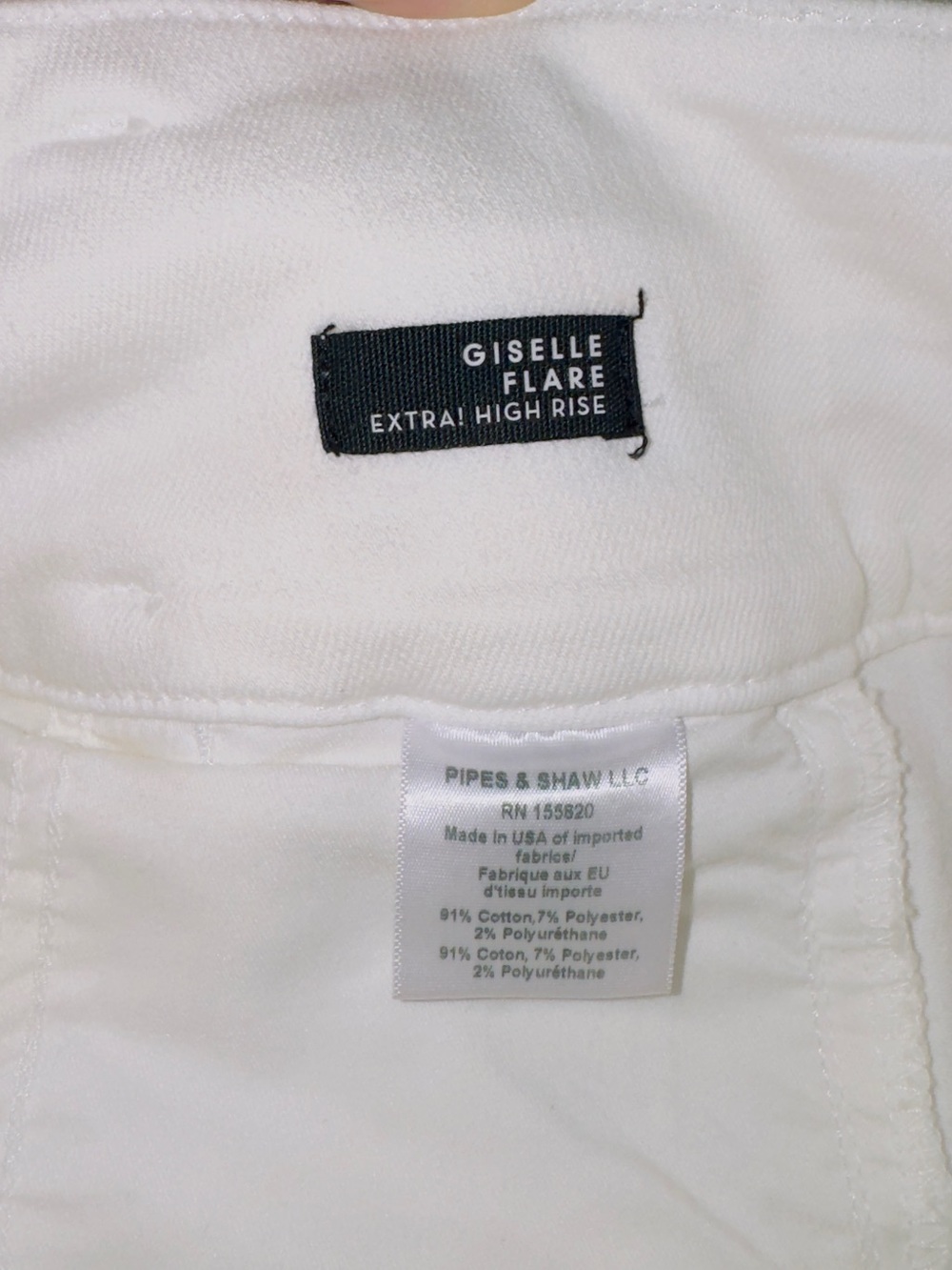 Veronica Beard White Giselle Flare Jeans High Rise Size 26 NWT - Picture 11 of 14